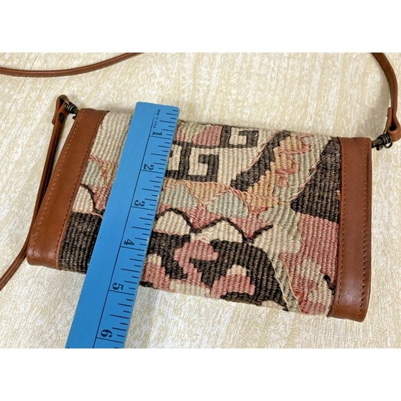 Artemis Design Co Sumak Kilim Wallet Purse Crossbody w/ Removable Shoulder Strap - Picture 12 of 15